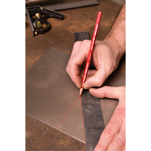 Red-Riter&reg; Welders Pencil, Round Action Paper