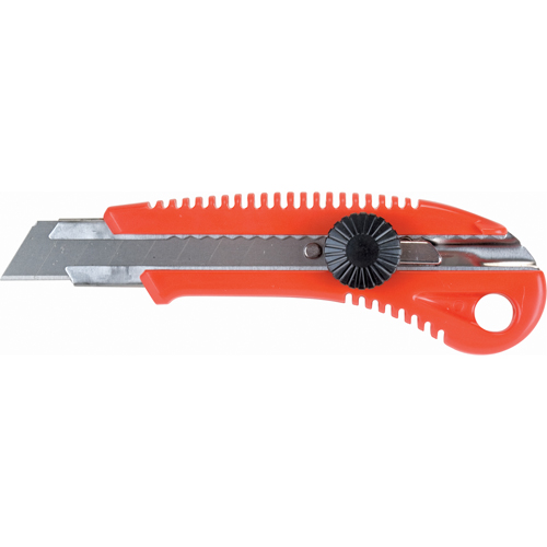 Professional Knife ATK400, 18 mm, Carbon Steel, Plastic Handle Action Paper