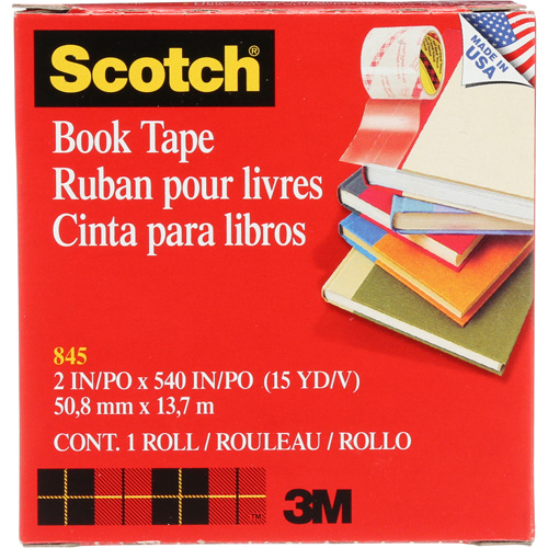 Ruban pour la r&eacute;paration de livres Scotch Action Paper