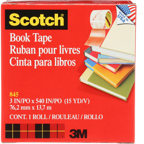 Ruban pour la r&eacute;paration de livres Scotch Action Paper
