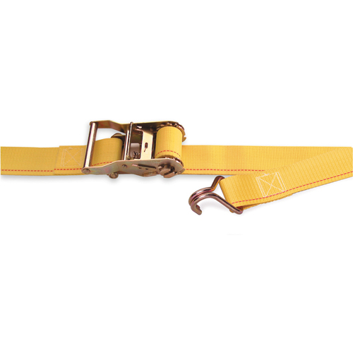 Logistic Straps, Ratchet, 2" W x 12' L, 500 lbs. (230 kg) WLL Action Paper