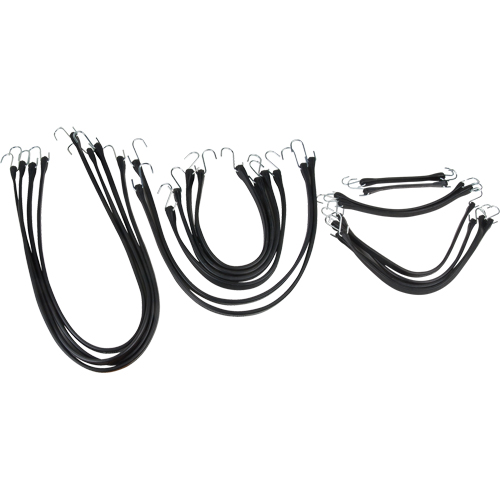 Rubber Tie Down Set, 9" Action Paper