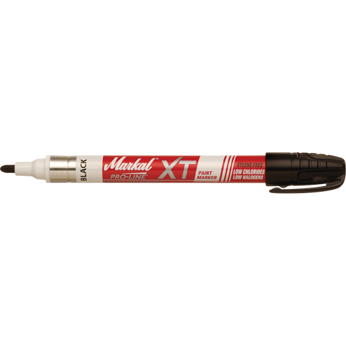 Pro-Line&reg; XT Paint Marker, Liquid, Black Action Paper