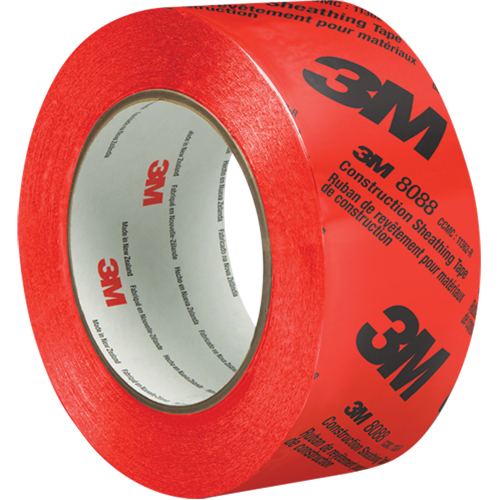 Ruban de rev&ecirc;tement pour la construction 8088, 60 mm (2-3/8") x 66 m (216'), Rouge Action Paper
