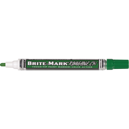 Brite-Mark&reg; RoughNeck Marker, Liquid, Green Action Paper