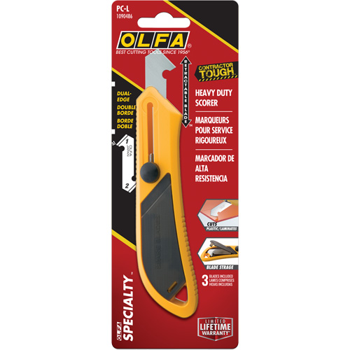Couteau pour plastique et stratifi&eacute; PC-L, Acier Action Paper
