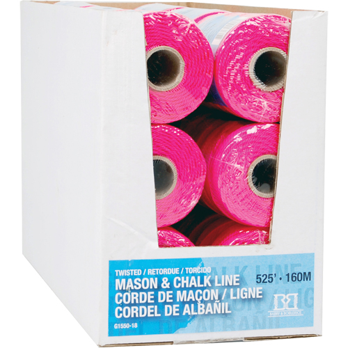 Corde pour maçon/ligne de craie, 525', Nylon Action Paper