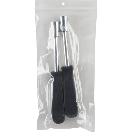 Sacs en poly, Refermable, 8" x 4", 2 mils Action Paper