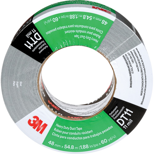 Ruban adh&eacute;sif robuste DT11, 11 mils, Argent, 48 mm (2") x 55 m (180') Action Paper