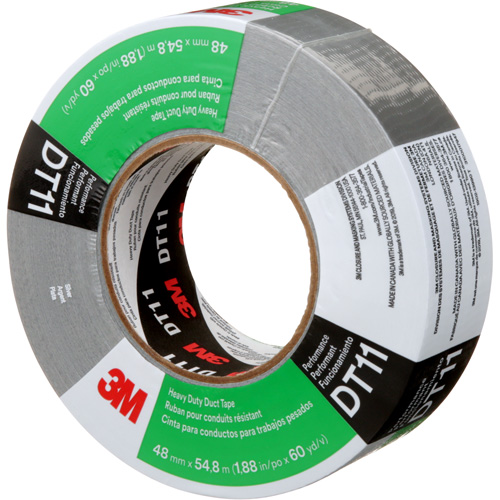 Ruban adh&eacute;sif robuste DT11, 11 mils, Argent, 48 mm (2") x 55 m (180') Action Paper