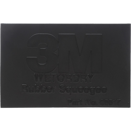 Wetordry Rubber Squeegee, 4-1/4" L x 2-3/4" W Action Paper