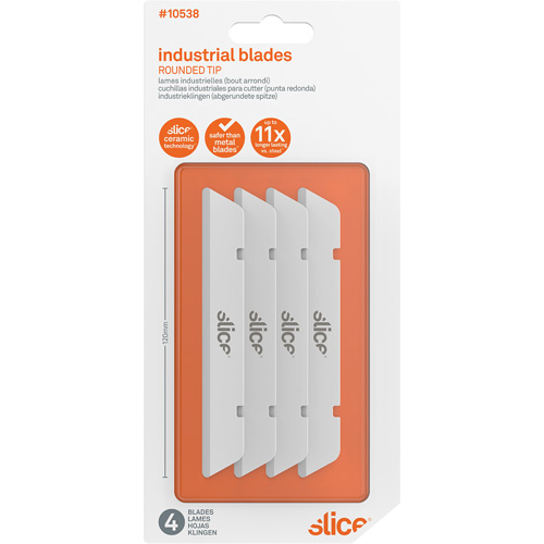 Slice Lame de rechange Finger-Friendly avec bout arrondi s&eacute;curitaire pour les doigts, Style Simple Action Paper