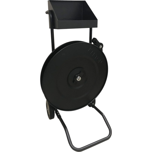 Strapping Dispenser, Polyester/Steel/Polypropylene Straps, 16"/8" Core Dia., 3"/8"/6" Roll Width Action Paper