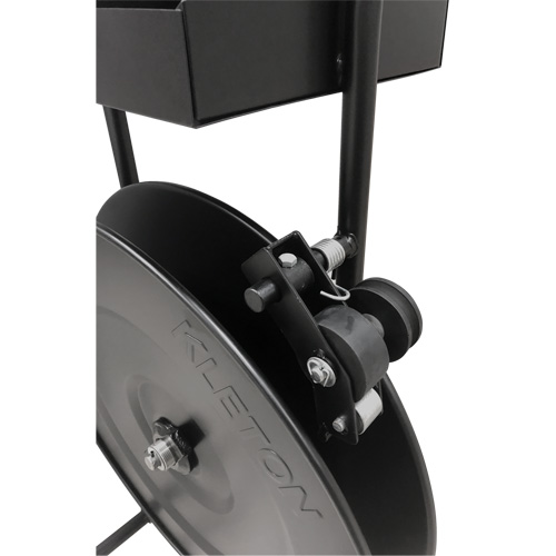 Strapping Dispenser, Polyester/Steel/Polypropylene Straps, 16"/8" Core Dia., 3"/8"/6" Roll Width Action Paper