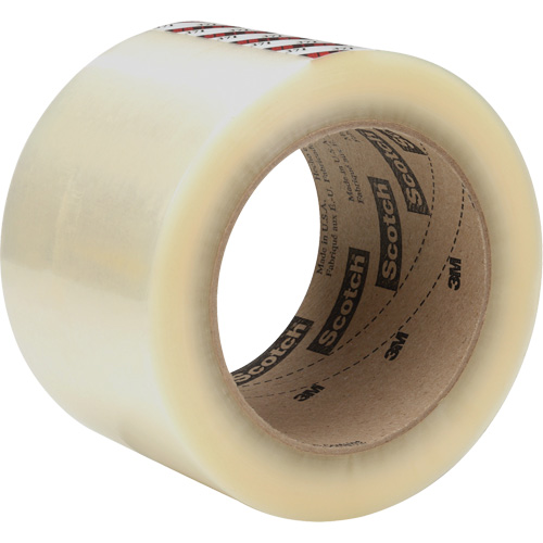 Ruban d'emballage Scotch 371, Adh&eacute;sif Caoutchouc, 1,2 mil, 72 mm (2-4/5") x 100 m (328') Action Paper