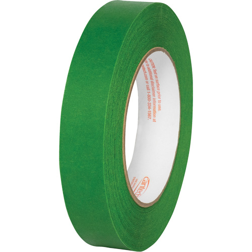 Premium Safe Tack Masking Tape, 24 mm (61/64") x 55 m (180.4'), Green Action Paper