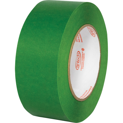 Premium Safe Tack Masking Tape, 48 mm (1-57/64") x 55 m (180.4'), Green Action Paper