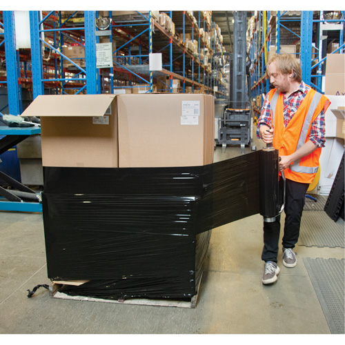 Film &eacute;tirable, Calibre 0,8 (20,3 microm&egrave;tres), 18" x 1500', Noir opaque Action Paper