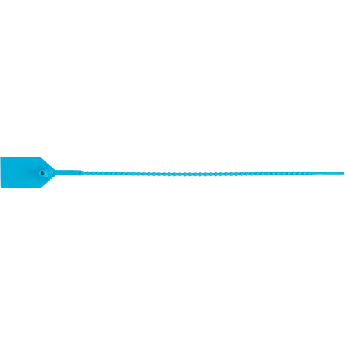 Standard-Duty Security Seal, 12", Plastic, Plastic Seal Action Paper