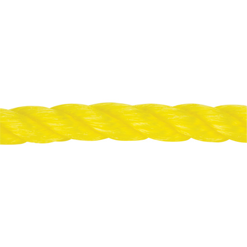 Corde jaune tress&eacute;e 1/2", Polypropyl&egrave;ne, 335' Action Paper