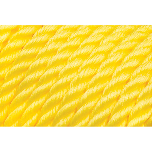 Corde jaune tress&eacute;e 5/8", Polypropyl&egrave;ne, 200' Action Paper