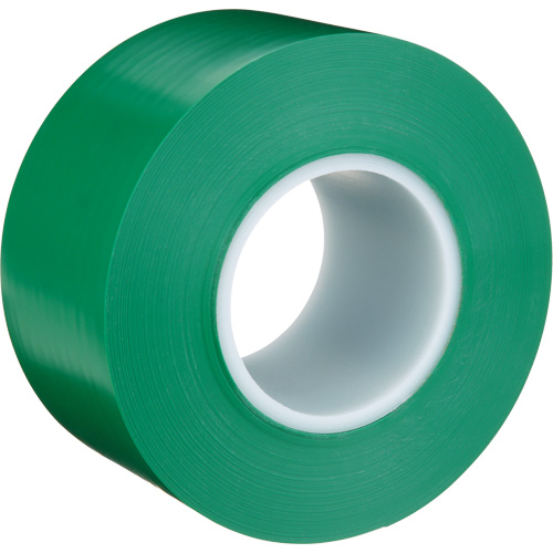 Durable Floor Marking Tape 971, 3" x 108', Vinyl, Green Action Paper