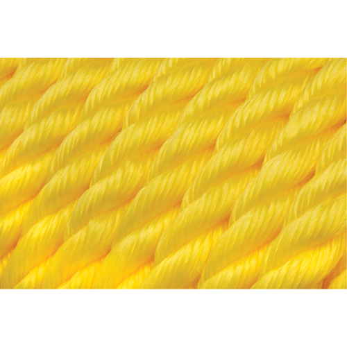Corde jaune tress&eacute;e, Polypropyl&egrave;ne, 300' Action Paper