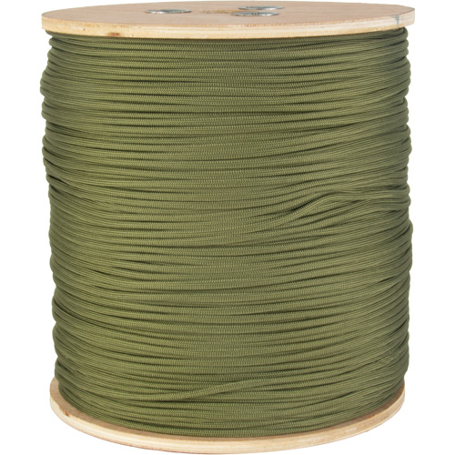 Green Paracord, Nylon, 1600' Action Paper