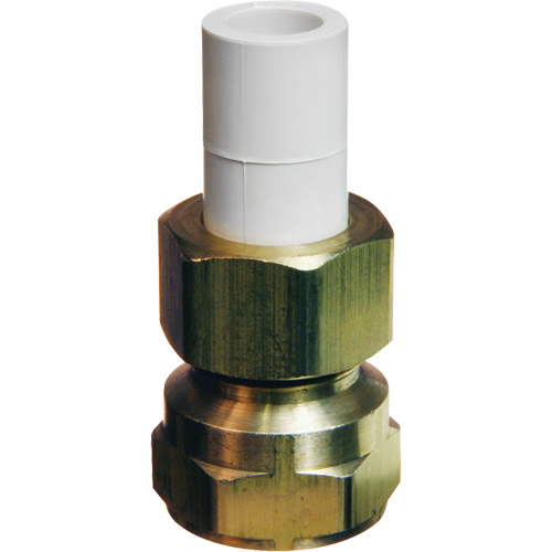 Adaptateur de transition, 1/2" dia., Laiton/PVC-C Action Paper