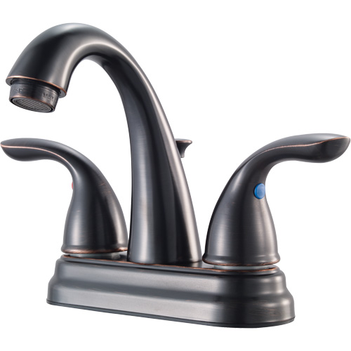 Pfirst Series Centerset Bathroom Faucet Action Paper