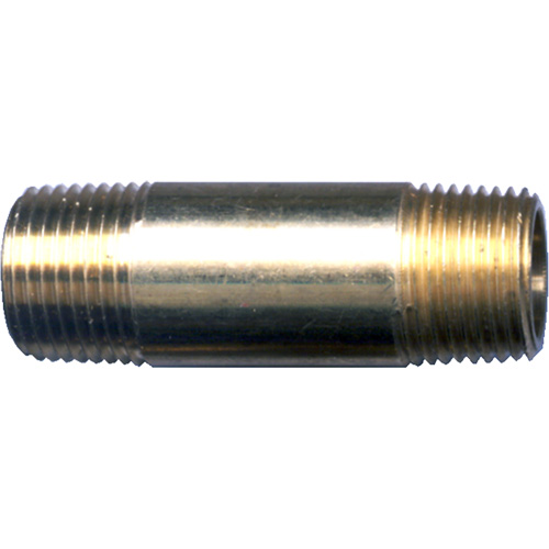 Raccord long, Laiton, 1/4", NPT x NPT Action Paper