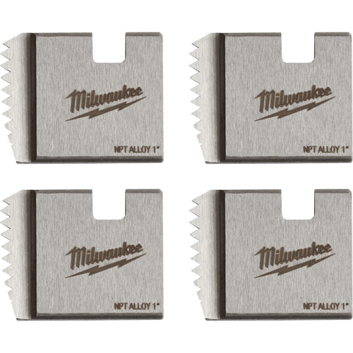 Matrices de tuyauterie portables NPT, Pour tuyau de 1", Alliage Action Paper