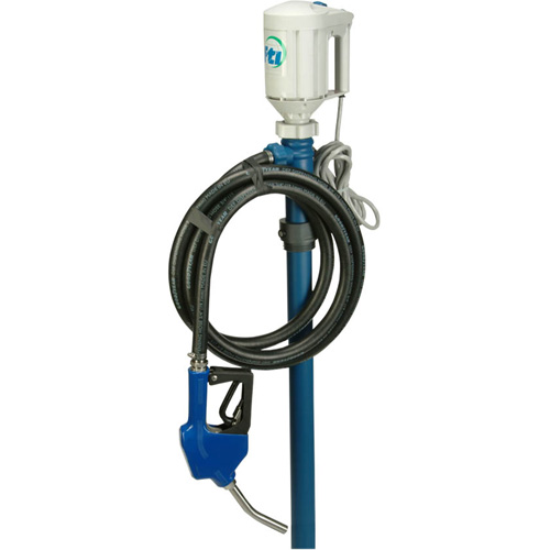 PFM-40 Drum Pump Kit with M3V Motor & DEF Accessories, Polypropylene/PVDF/Stainless Steel Action Paper