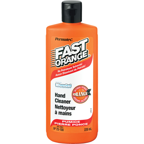 Nettoyant &agrave; mains, Pierre ponce, 220 ml, Bouteille, Orange Action Paper