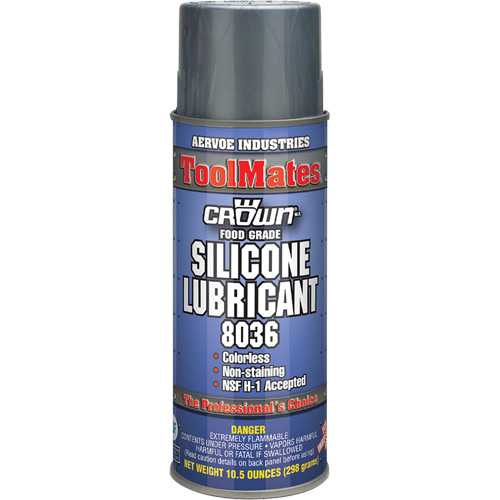 Lubrifiant &agrave; la silicone de cat&eacute;gorie alimentaire, Canette a&eacute;rosol Action Paper