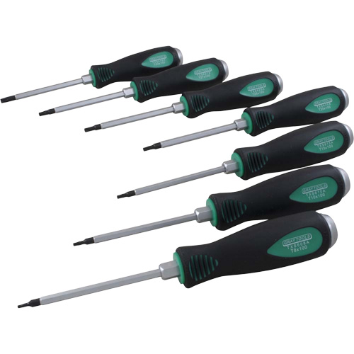 Torx&reg; Screwdriver Set, 7 Pcs. Action Paper