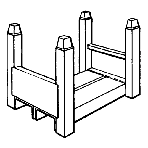 Supports empilables mobiles, 14" la x 19" p, Capacit&eacute; de 3700 lb Action Paper