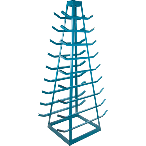 Bar Storage Racks - Horizontal Bar Racks, Horizontal, 9 Levels, 18" W x 40" D x 84" H, 1800 lbs. Cap. Action Paper