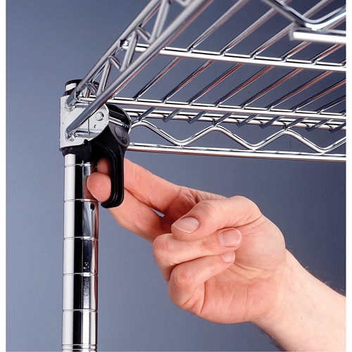 Super Adjustable Super Erecta Shelf&reg;, 4 Tiers, 36" W x 62-9/16" H x 18" D Action Paper