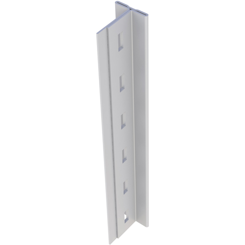 Montant en T pour rayonnage enclenchable Interlok, Acier, Hauteur 112" Action Paper