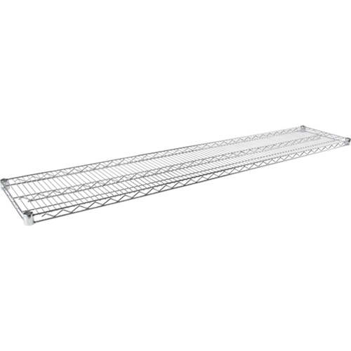 Tablette en treillis pour &eacute;tag&egrave;re robuste en treillis chromat&eacute;, 30" la x 18" p, Capacit&eacute; de 800 lb Action Paper