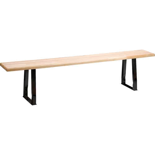 Banc pour vestiaire, Bois, 48" lo x 9-1/4" la x 16-1/2" h Action Paper