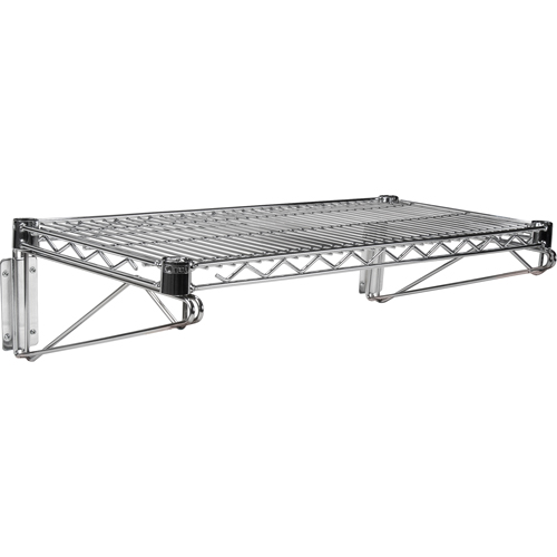 Ensemble d'&eacute;tag&egrave;re murale en treillis, Simple Support, 200 lb Capacit&eacute;, 14" p Action Paper