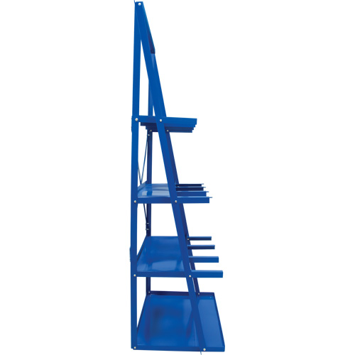 Bar Storage Rack, Vertical, 3 Levels, 36" W x 24" D x 84" H, 3000 lbs. Cap. Action Paper
