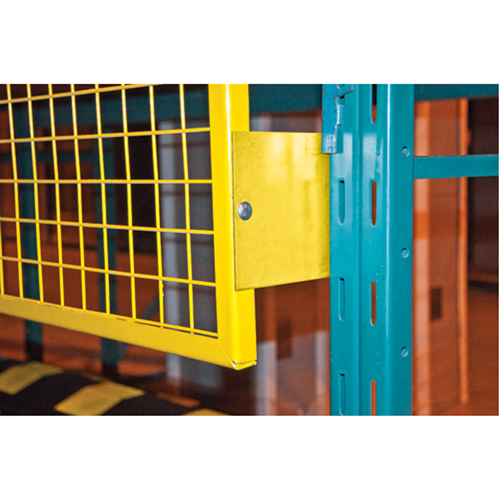 Pallet Back Rack Guards, 96" W x 48" H, 6" Brackets Action Paper