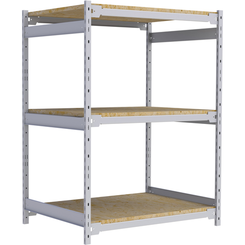 &eacute;tag&egrave;re-classeur de grande largeur, Acier, 3 Tablettes, 42" la x 32" p x 60" h Action Paper