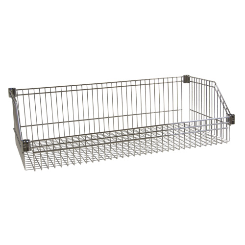 Wire Basket Shelf, 18" W x 36" D, 400 lbs. Capacity Action Paper