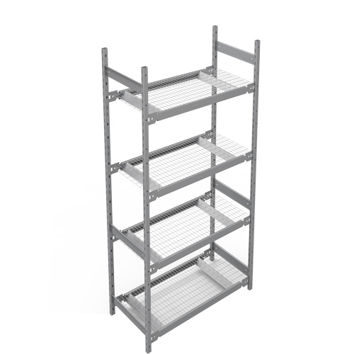 Wide Span Storage Shelving, Steel, Boltless, 1340 lbs. Capacity, 42" W x 84" H x 18" D Action Paper