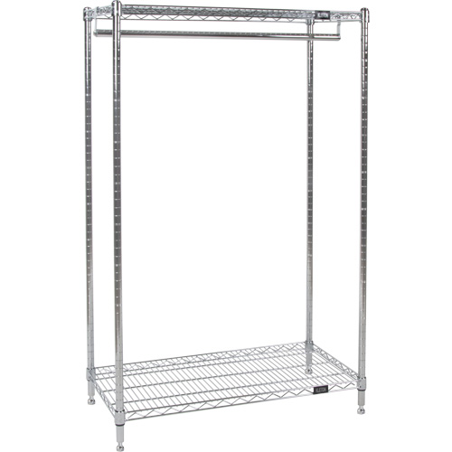 Wire Garment Rack Action Paper