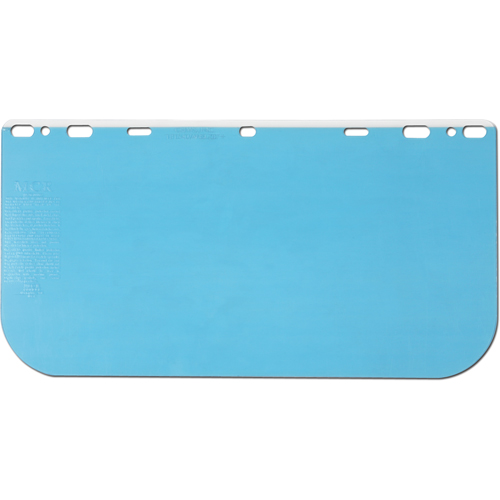 Faceshield for Ratchet Headgear, Polycarbonate, Clear Tint Action Paper